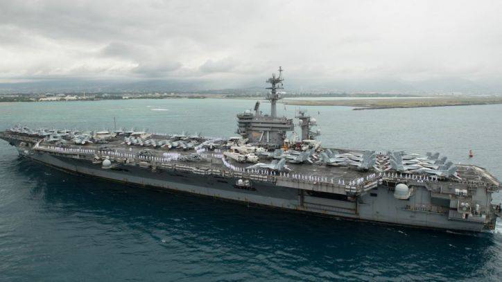 Theodore Roosevelt - Sailors on sidelined carrier get virus for second time - fox29.com - Washington - Guam