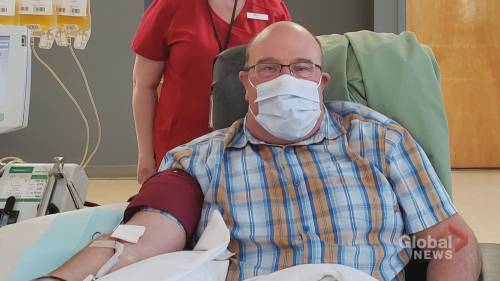 saint John - N.B. man is first in Atlantic Canada to donate convalescent plasma - globalnews.ca - Canada - county Atlantic