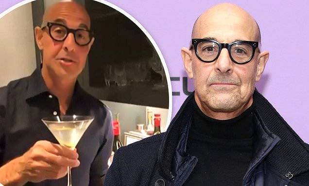 Meryl Streep - Emily Blunt - Stanley Tucci - Felicity Blunt - Stanley Tucci has developed a series of quarantine recipes after his viral cocktail video last month - dailymail.co.uk
