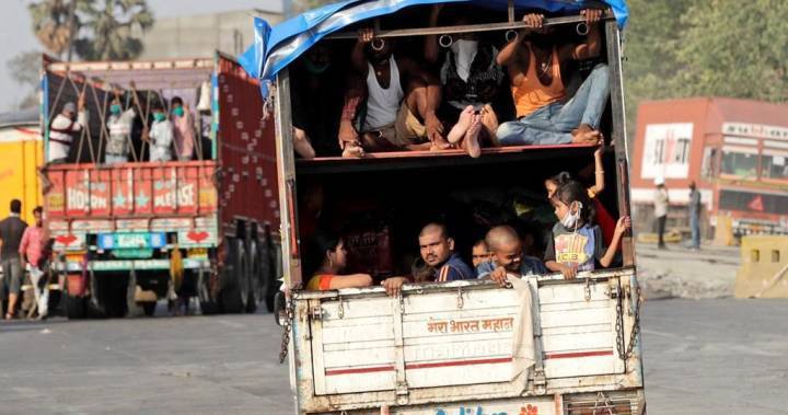 Truck crash kills at least 23 Indian migrant workers laid off by coronavirus lockdown - globalnews.ca - India - state Pradesh