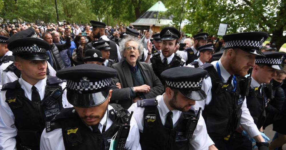 Jeremy Corbyn - Piers Corbyn - Jeremy Corbyn's brother arrested at Hyde Park lockdown protest - dailyrecord.co.uk - city London