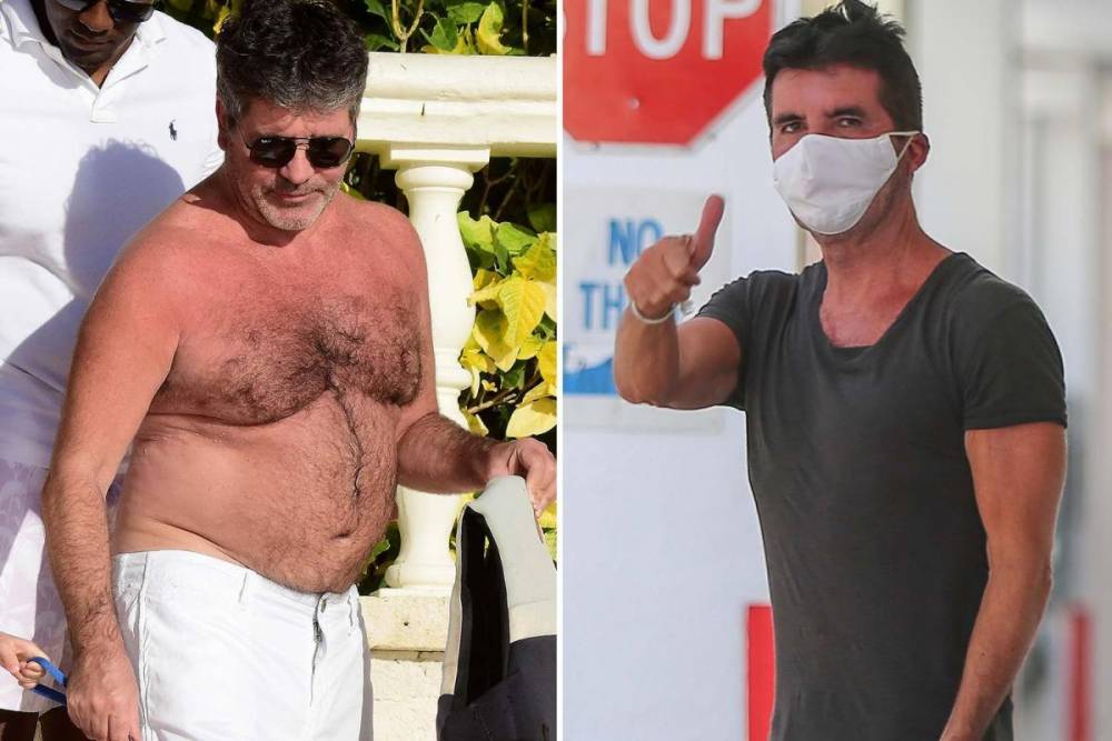 Simon Cowell - BGT’s Simon Cowell shows off his toned and slim figure after 1.5st weight loss as he takes a walk in Malibu - thesun.co.uk - Britain - city Malibu