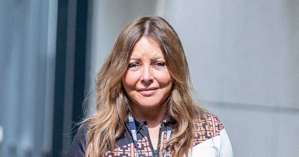 Carol Vorderman - Carol Vorderman, 59, squeezes eye-popping curves into saucy skintight leather catsuit - dailystar.co.uk