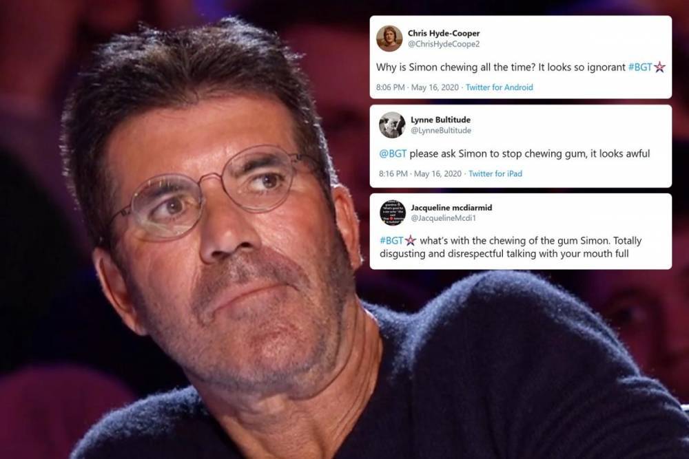 Simon Cowell - Britain’s Got Talent viewers slam ‘disgusting and disrespectful’ Simon Cowell for ‘constantly chewing gum’ while judging - thesun.co.uk - Britain