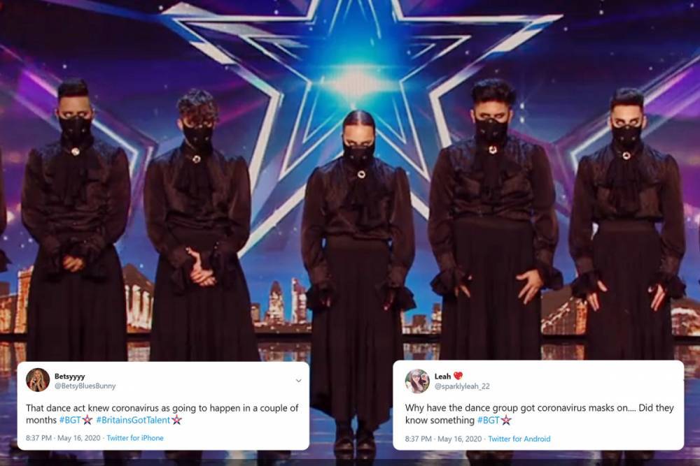 Britain’s Got Talent viewers claim ‘creepy’ dance act ‘predicted coronavirus pandemic’ with face masks and deadly name - thesun.co.uk - Britain