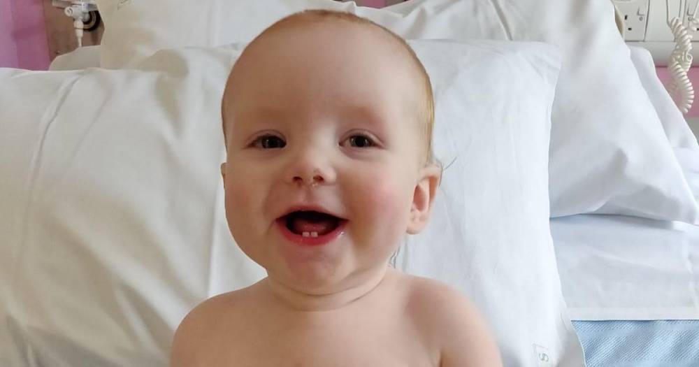 Baby smiles in adorable snap just two hours before dying of Covid-19 related disease - dailystar.co.uk