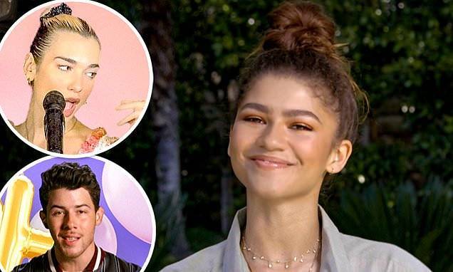 Zendaya, Dua Lipa and the Jonas Brothers honor class of 2020 in Graduate Together virtual special - dailymail.co.uk