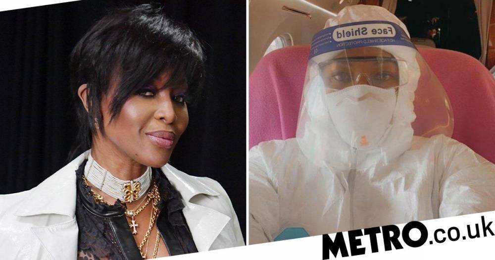 Naomi Campbell - Naomi Campbell rocks full hazmat suit while ‘on the move’ during lockdown - metro.co.uk