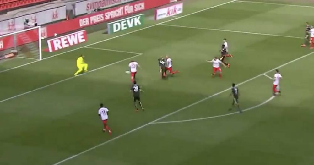 Bundesliga star Pierre Kunde scores 'perfect social distancing goal' with solo effort - dailystar.co.uk - Germany