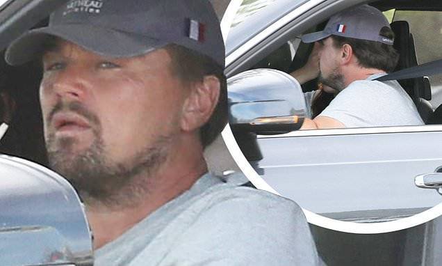 Camila Morrone - Leonardo DiCaprio sports dashing beard and baseball cap as he enjoys drive in Malibu - dailymail.co.uk - city Hollywood - city Malibu