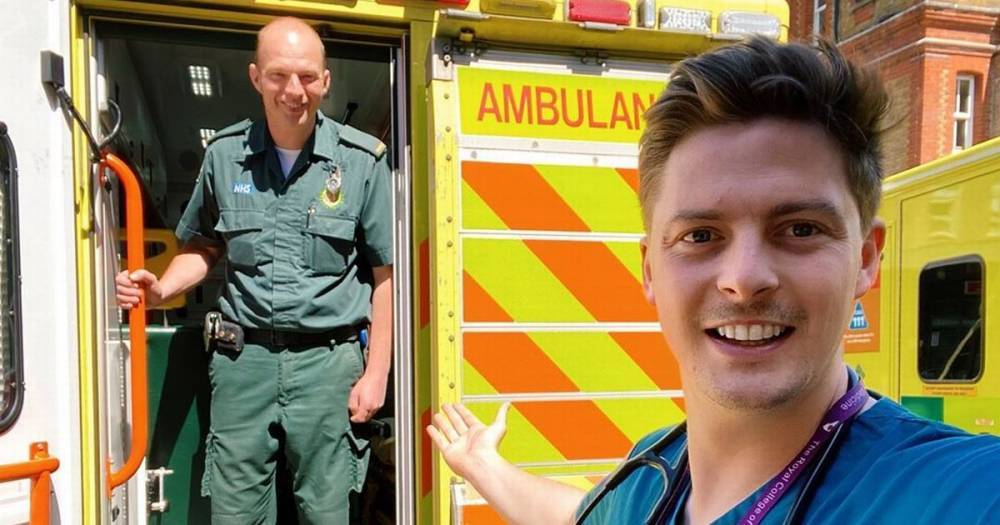Alex George - Dr Alex gives tour of £250k London ambulance as he saves lives on frontline - mirror.co.uk
