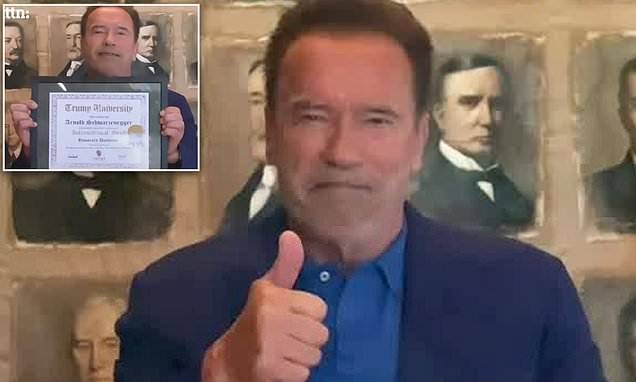 Donald Trump - Arnold Schwarzenegger - Arnold Schwarzenegger labels Trump University diploma 'nothing' in virtual commencement address - dailymail.co.uk - state California