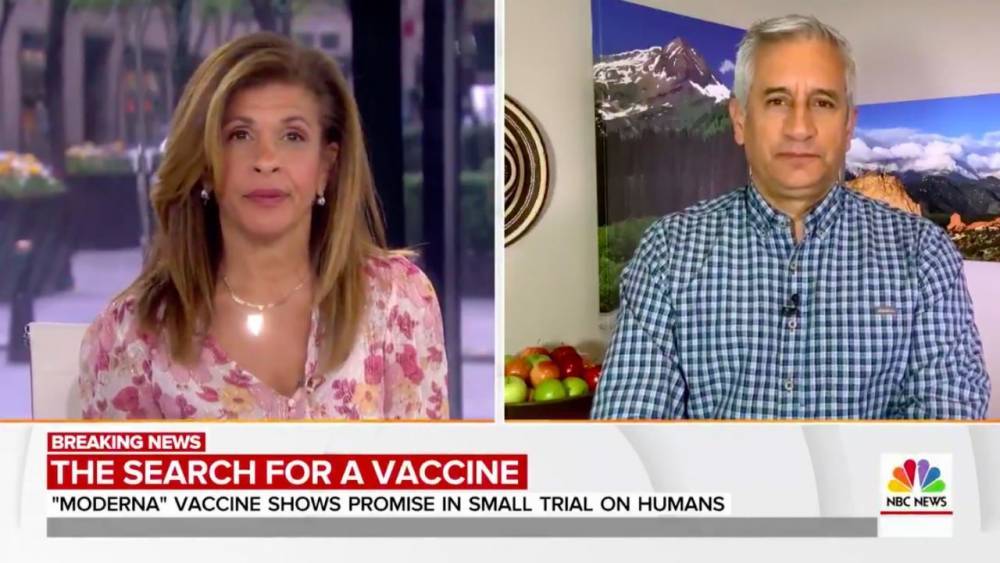 Hoda Kotb Interviews Doctor About 'Encouraging' Coronavirus Vaccine News - etonline.com