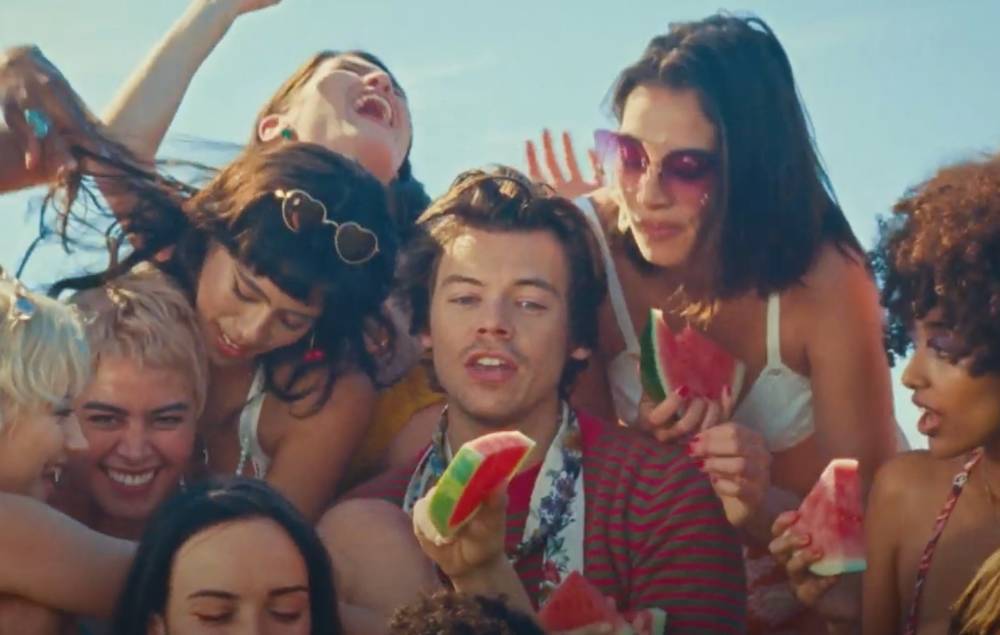 Watch Harry Styles throw a beach party in video for ‘Watermelon Sugar’ - nme.com - county Tyler - county Johnson