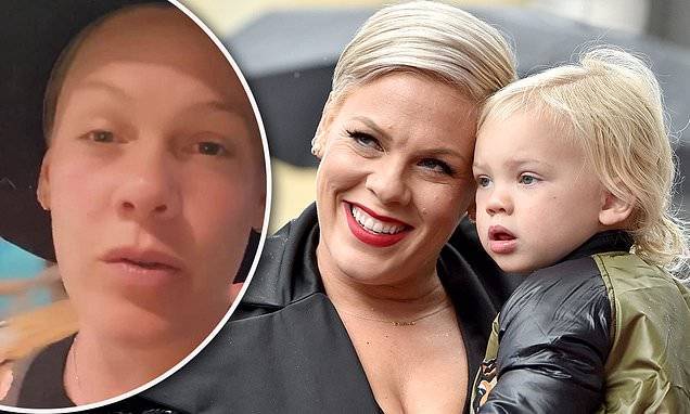 Pink's son Jameson has 'pretty bad food allergies' after mother and son recover from COVID-19 - dailymail.co.uk