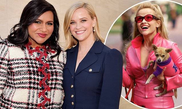Reese Witherspoon - Mindy Kaling - Mindy Kaling inks pact to be writer on Legally Blonde 3 starring her friend Reese Witherspoon - dailymail.co.uk - state Massachusets - city Cambridge, state Massachusets