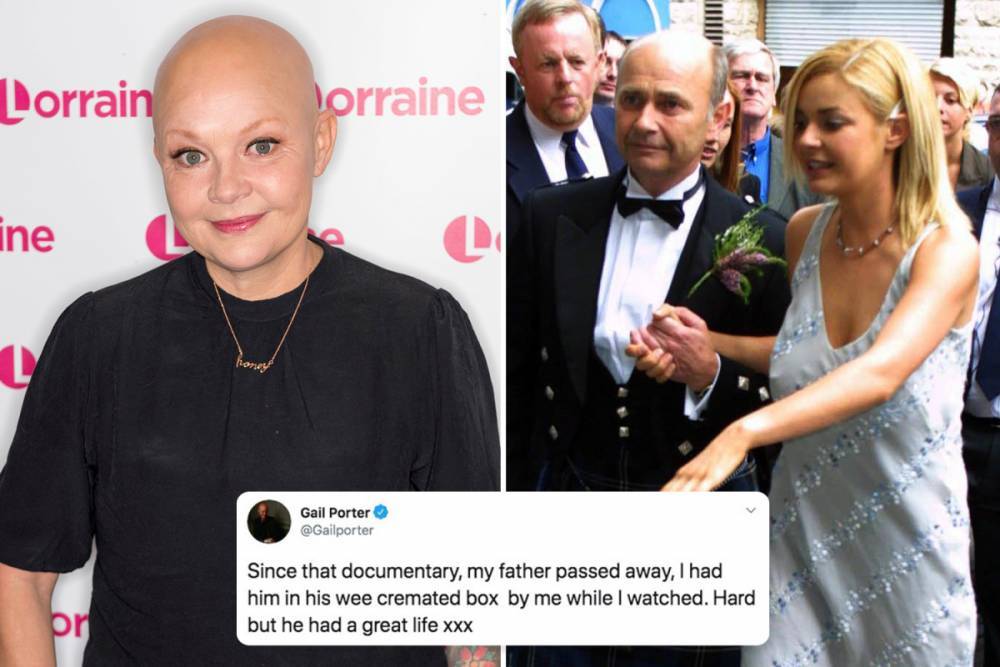 Gail Porter reveals dad Bill has died saying ‘hard but he had a great life’ - thesun.co.uk