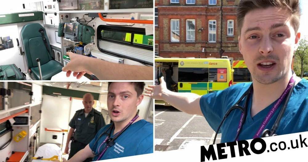 Alex George - Dr Alex George gives fascinating tour inside a £250,000 ambulance working on the front line - metro.co.uk