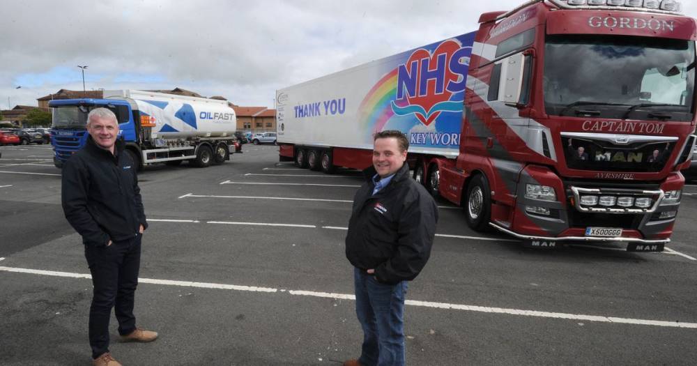 Ayrshire truck firm gets motoring with a makeover for the NHS - dailyrecord.co.uk