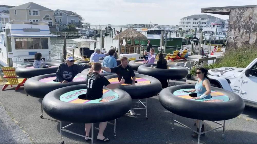 Bouncing back: Restaurant debuts 'bumper tables' amid virus - clickorlando.com - state Maryland - county Ocean - city Baltimore