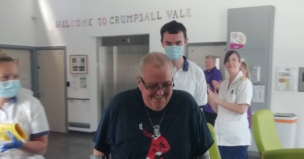 Popular Manchester United fan left fighting for life with Covid-19 thanks NHS 'Angels' as he returns home - manchestereveningnews.co.uk - city Manchester
