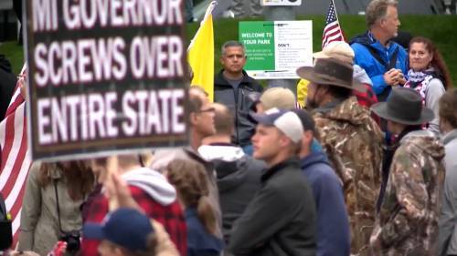 Coronavirus outbreak: Hundreds protest stay-at-home orders at ‘American Patriot’ rally in Michigan - globalnews.ca - Usa - state Michigan - city Grand Rapids
