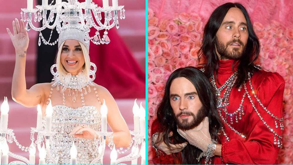 Jared Leto - Mindy Kaling - Met Gala Challenge Encourages Fans Across the Globe to Recreate Iconic Looks at Home - etonline.com
