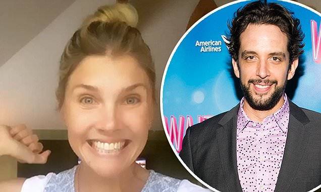 Nick Cordero - Amanda Kloots - Nick Cordero's wife Amanda Kloots is elated as she reveals he is off the ventilator and has a trach - dailymail.co.uk