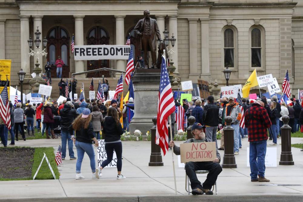 Michigan militia puts armed protest in the spotlight - clickorlando.com - Usa - state Michigan