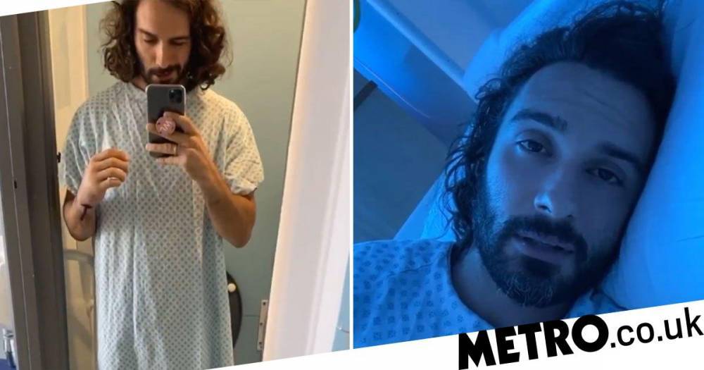 Joe Wicks admitted to hospital for operation over painful fracture as hand feels like ‘liquid hot magma’ - metro.co.uk