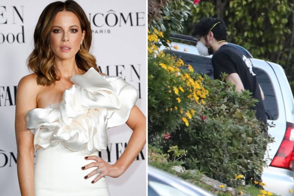 Kate Beckinsale’s boy toy Goody Grace, 22, spotted arriving at her home in a mask after trolls slammed age-gap - thesun.co.uk - Usa