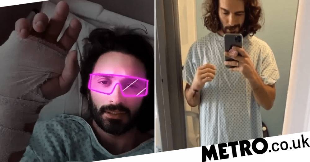 Joe Wicks recovering from surgery on fractured hand after being admitted to hospital - metro.co.uk