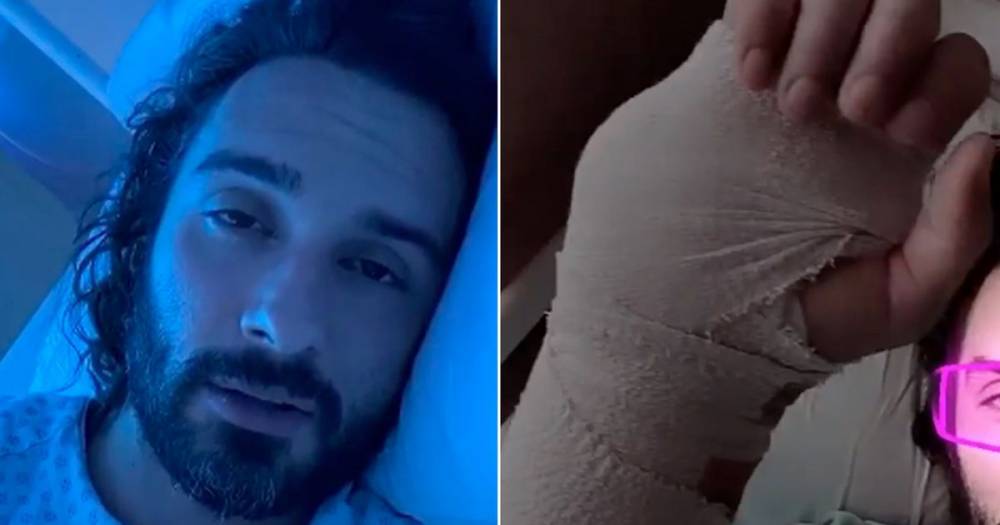 Joe Wicks shares update on infected hand injury as he wakes up from surgery after hospital dash - ok.co.uk