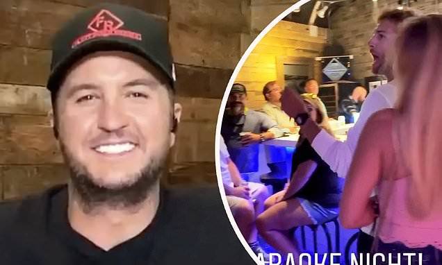 Luke Bryan - Luke Bryan's Florida cigar bar was open for business on Friday in DEFIANCE of state mandates - dailymail.co.uk - state Florida