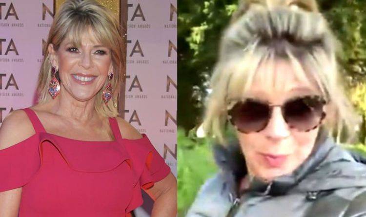 Ruth Langsford - Ruth Langsford: This Morning star gives lockdown update 'Excuse my greasy fringe!' - express.co.uk