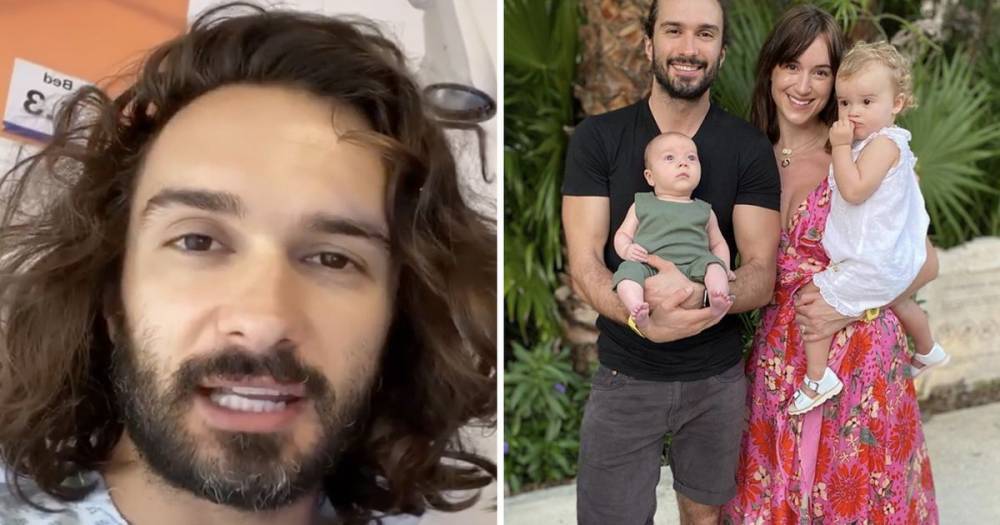 Joe Wicks gushes over wife and reveals she will take over PE lessons as he recovers from hospital dash - ok.co.uk
