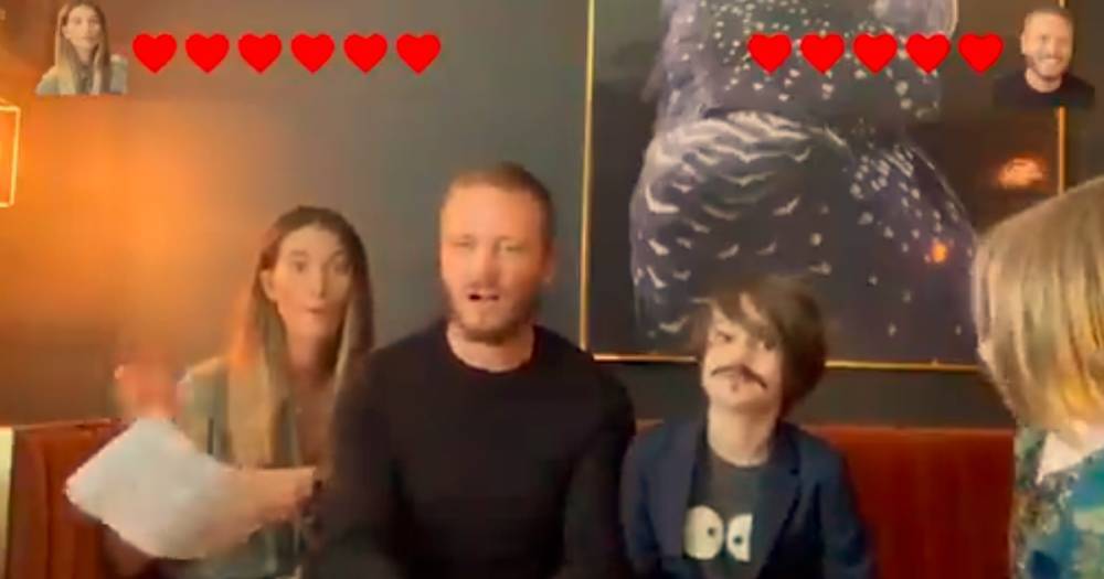 Charley Webb - Matthew Wolfenden - Charley Webb and Matthew Wolfenden's sons Buster and Bowie rate their parenting skills in hilarious game - ok.co.uk - city Buster - county Bowie