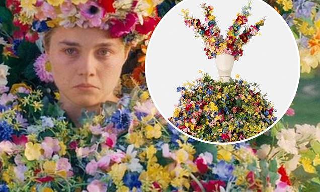 Florence Pugh - Florence Pugh's unforgettable 30-POUND flower frock from Midsommar sells for $65K to Academy Museum - dailymail.co.uk
