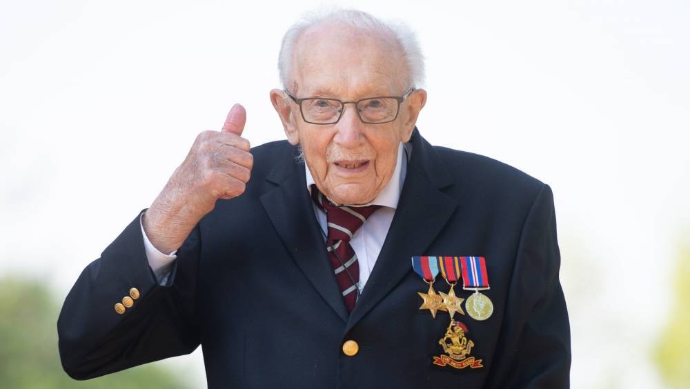 Boris Johnson - Tom Moore - WWII veteran fundraiser Capt Tom Moore awarded knighthood - rte.ie - Britain