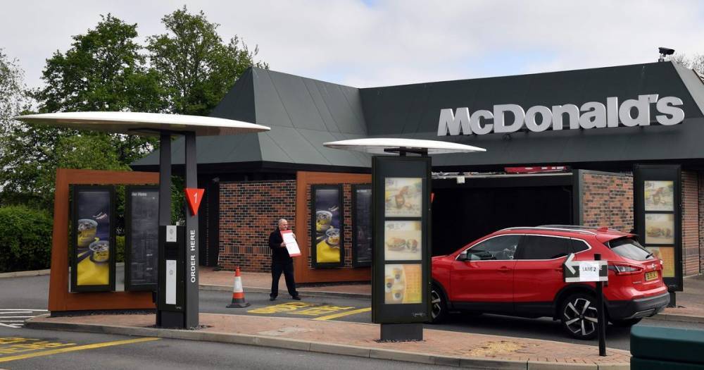 McDonald's to reopen 30 more drive-thru restaurants today after coronavirus lockdown - mirror.co.uk - Britain