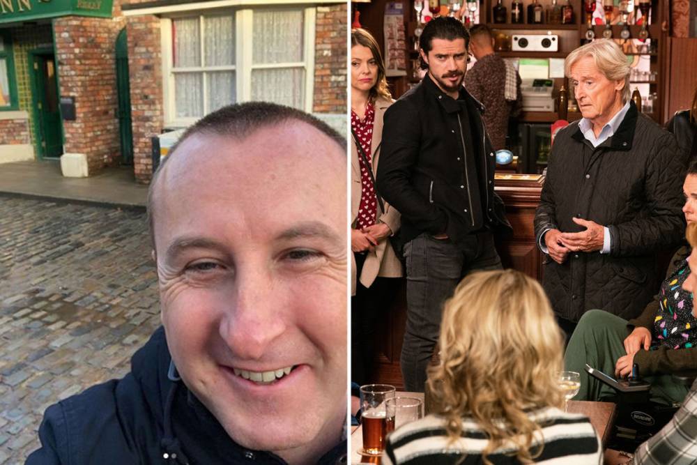 Andy Whyment - Kirk Sutherland - Coronation Street’s Rovers Return will be shut when filming restarts – and there’s NO live 60th anniversary episode - thesun.co.uk
