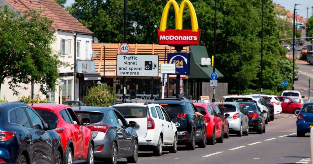 Huge queues at McDonald's as 33 drive-thru restaurants open across UK - dailystar.co.uk - Britain - Ireland
