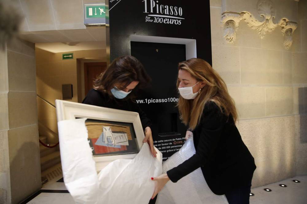 Woman in Italy wins 1-million-euro Picasso in charity raffle - clickorlando.com - Italy - city Paris - Madagascar