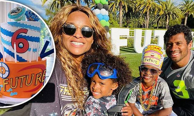 Pregnant Ciara throws birthday party for son Future at home - dailymail.co.uk - Mexico - city Bellevue