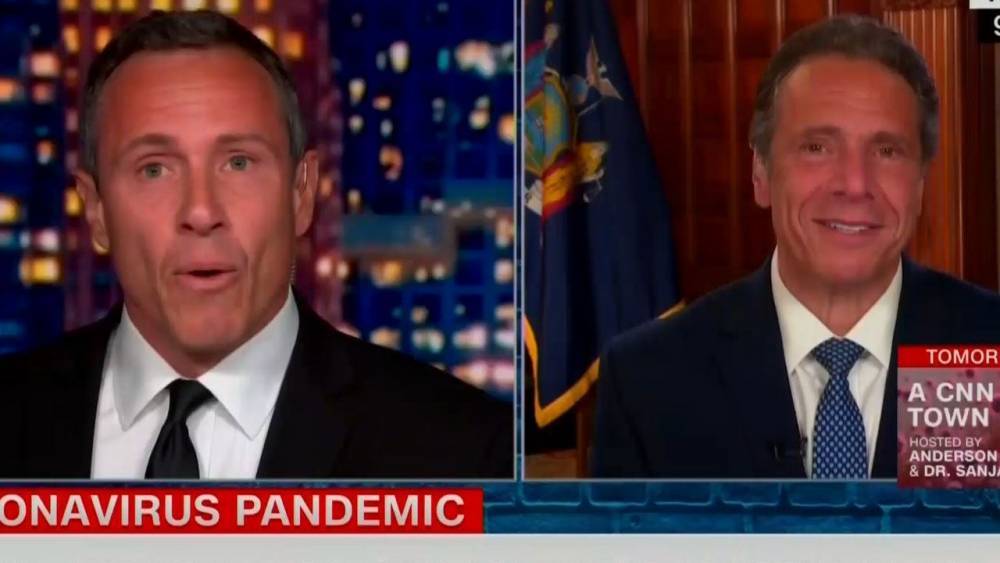 Andrew Cuomo - Chris Cuomo - Chris Cuomo Doesn't Hold Back When Mocking Brother Andrew After His Coronavirus Test - etonline.com - New York