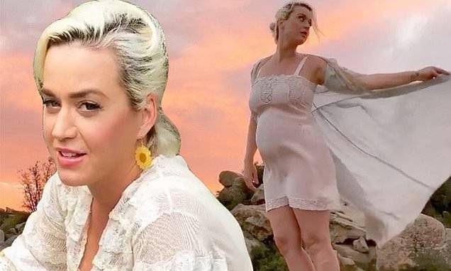 Katy Perry - Katy Perry gives fans a BTS look at her Daisies music video that was shot during lockdown - dailymail.co.uk