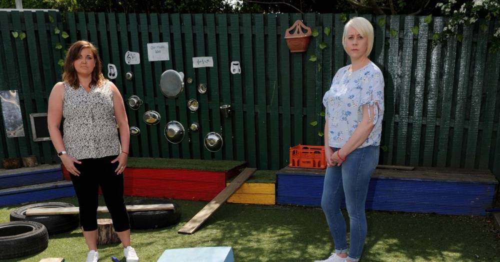 Staff at Paisley nursery devastated as vandals torch much-loved garden - dailyrecord.co.uk