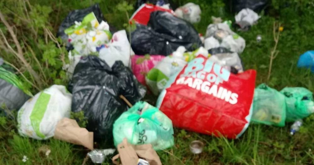 Resident hits out at fly-tipping issue blighting Airdrie street - dailyrecord.co.uk - Scotland