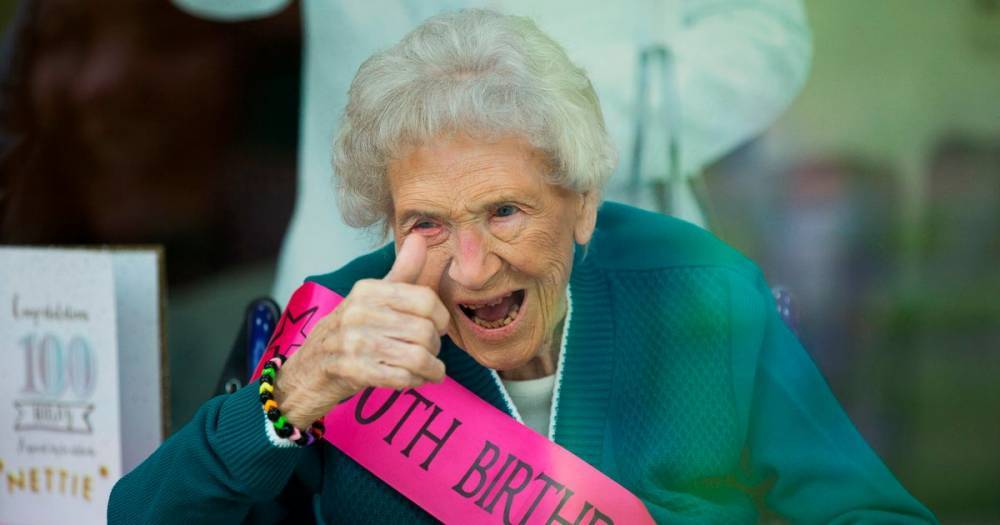 Care home pulls out all the stops for 100th birthday girl Nette - dailyrecord.co.uk