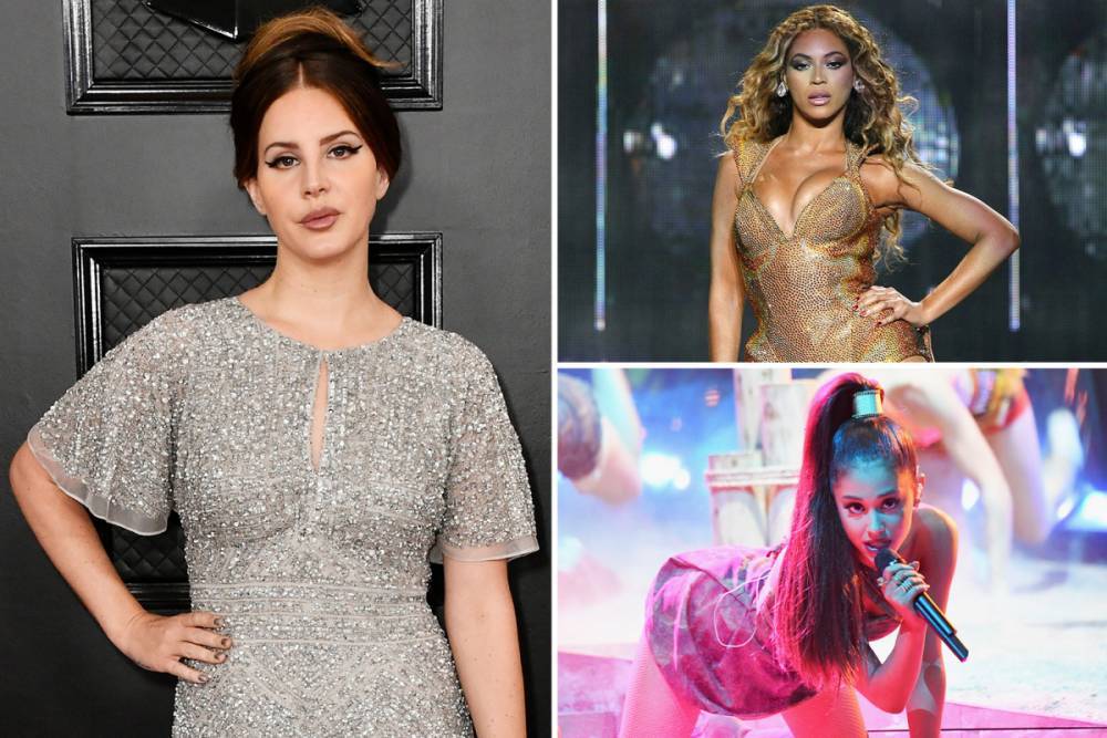 Lana Del Rey slams Beyonce and Ariana Grande for singing about ‘wearing no clothes’ as she’s ‘crucified’ for her tunes - thesun.co.uk